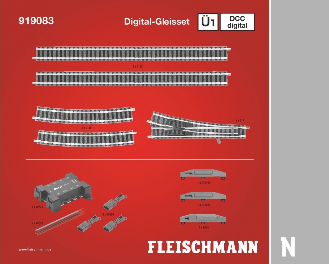 DCC digital, Track Set U1<br /><a href='images/pictures/Fleischmann/Fleischmann-919083.jpg' target='_blank'>Full size image</a>